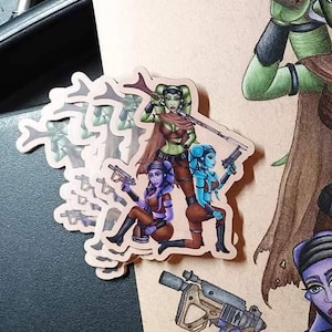 Bounty Hunters stickers