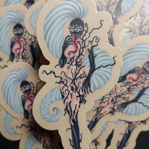 Symbiote She-Venom art sticker
