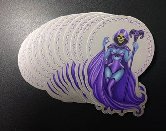 Lady Skeletor sticker