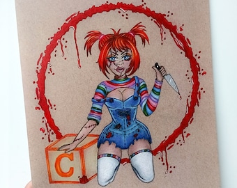 Chucky art print