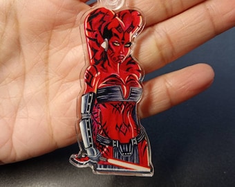 Sith acrylic keychain