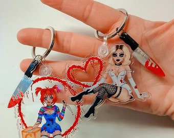 Varies character acrylic keychains