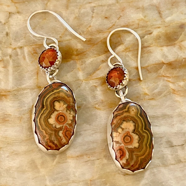 Flowering Tube Onyx Earrings