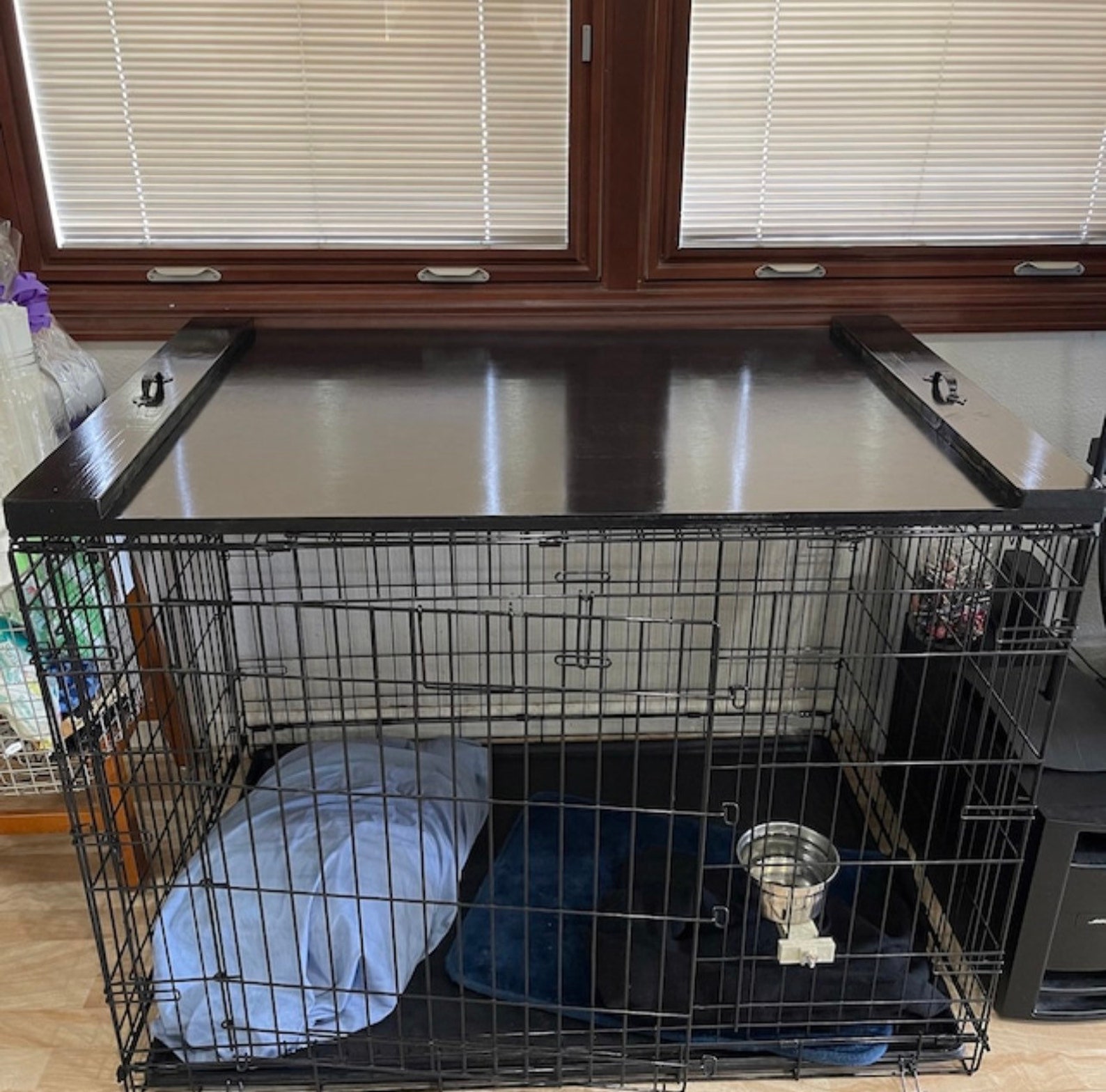 Home Dog/animal Kennel Topper Crate Topper Dog Kennel Night Etsy