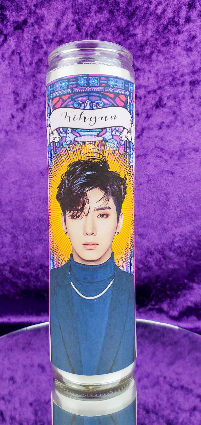 Home & Living Candles & Holders Kihyun Monsta X Kpop Idol Handmade