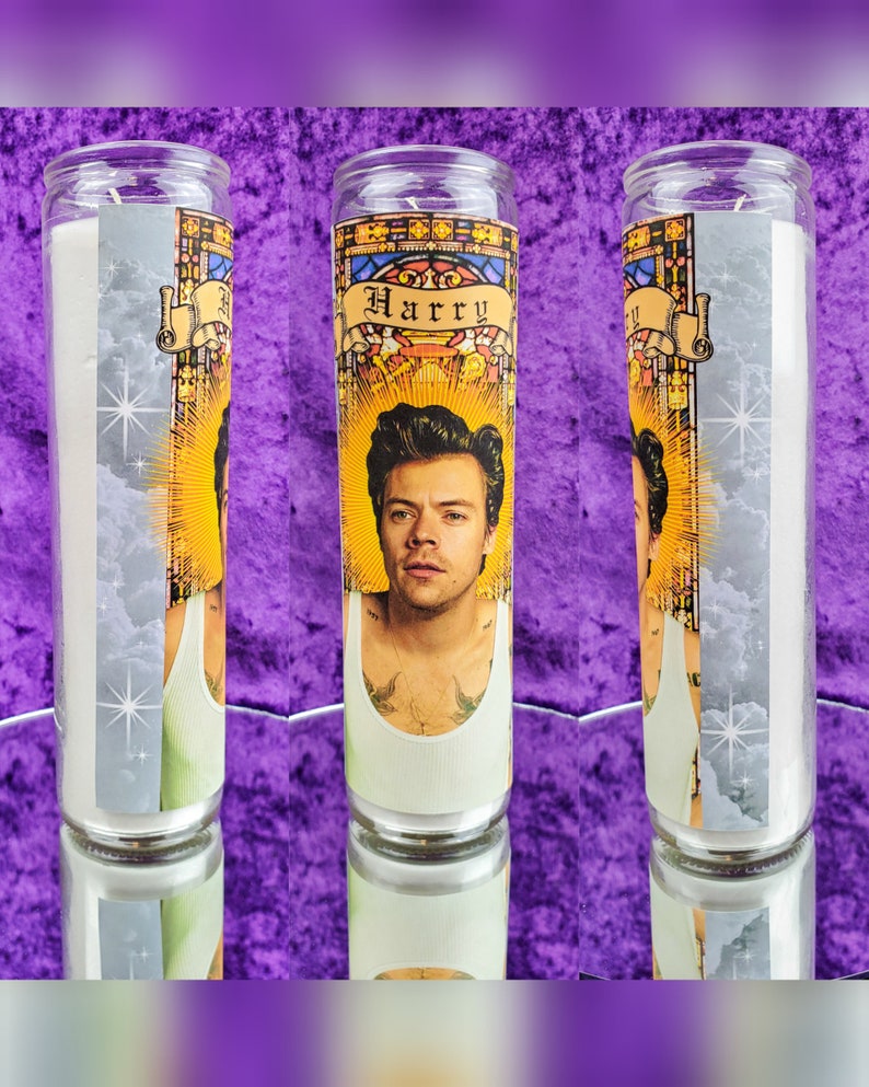 Harry Styles Handmade Celebrity Prayer Worship Candle Etsy