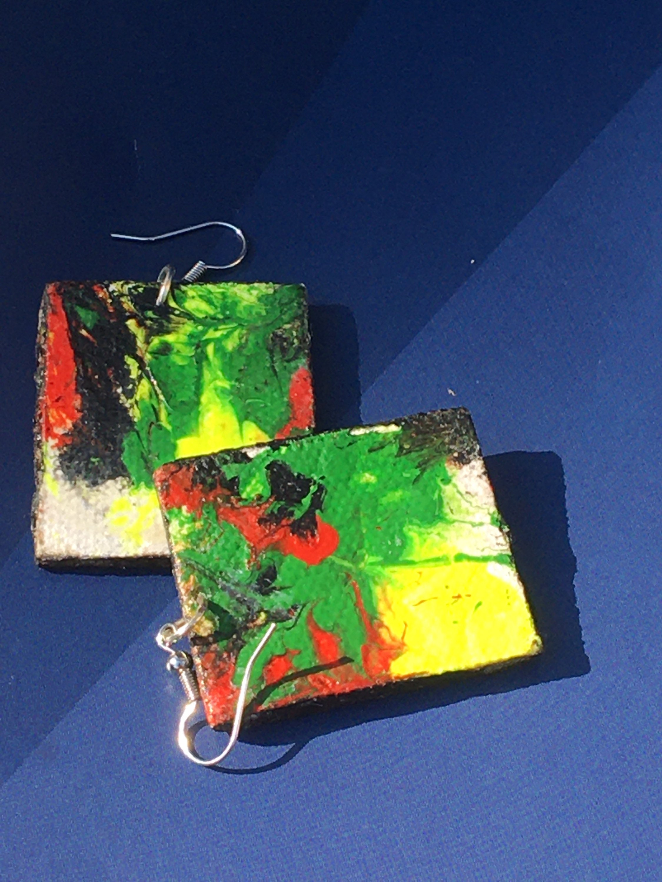 Customizable Canvas Earrings Etsy