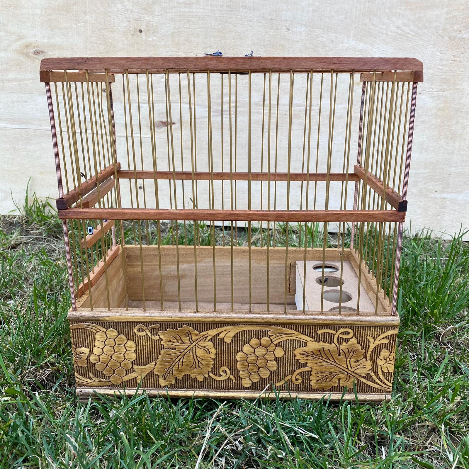 Wooden bird, Bird cage, Handmade wooden