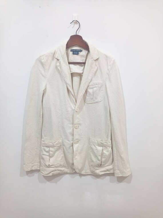 Vintage 90s Polo Ralph Lauren Linen/cotton off whi