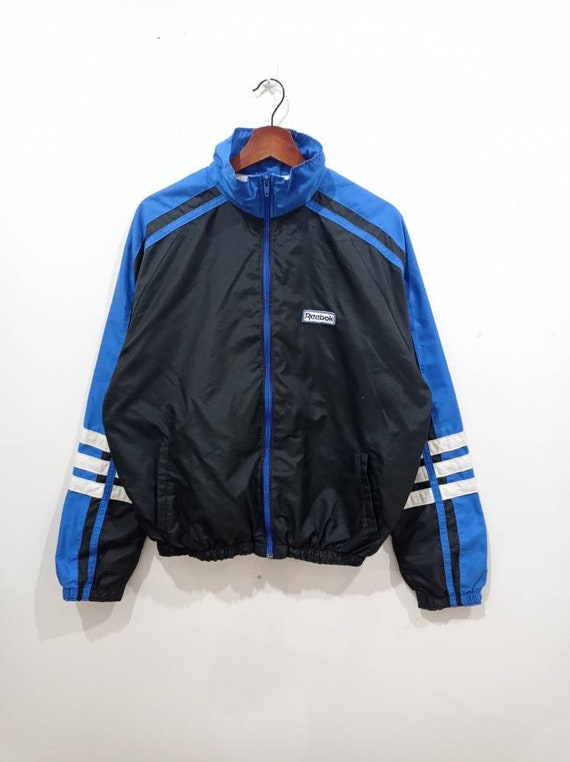 Vintage 90s Reebok windbreaker jacket made in USA size M | Etsy
