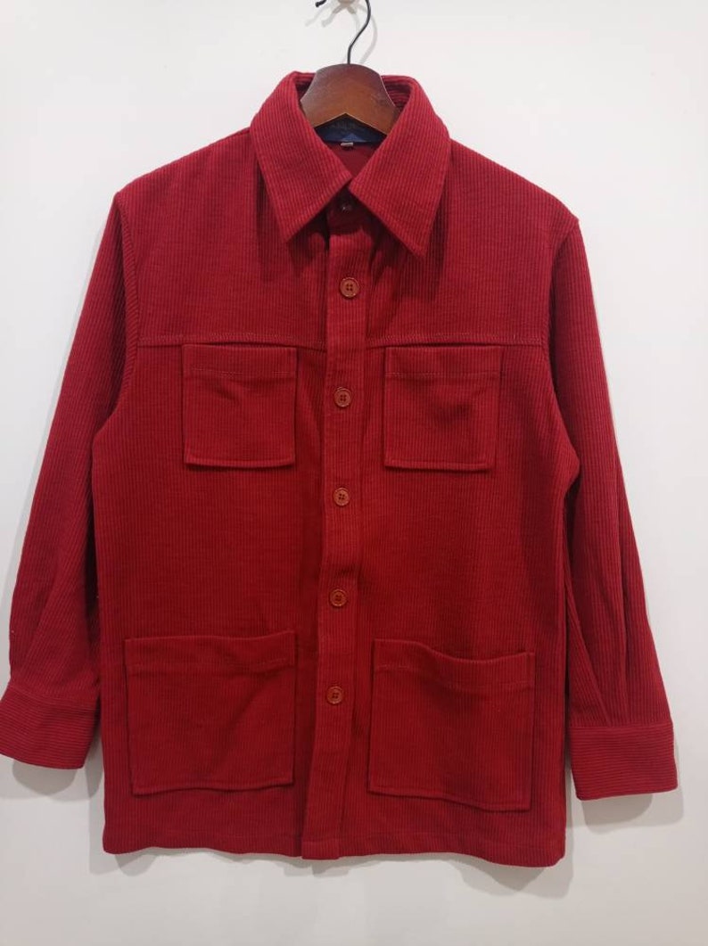 Classic Vintage 90s Blacklowren corduroy burgundy jacket size M
