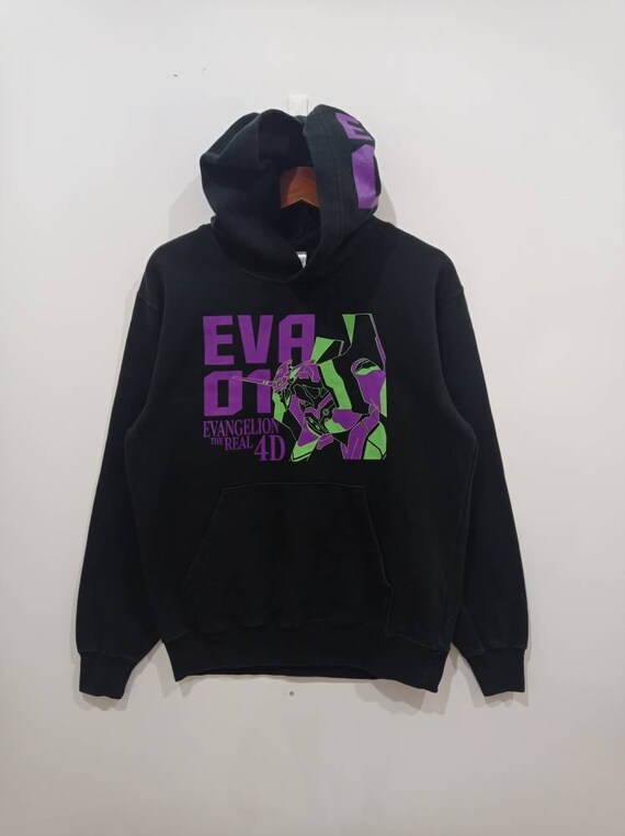 Rare Vintage 90s Neon Genesis Evangelion anime hoo