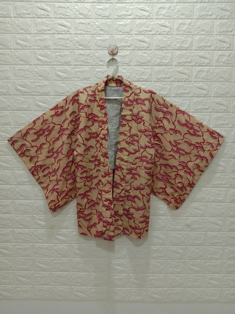 Vintage kimono noragi haori Hanten Jinbei Japanese traditional | Etsy