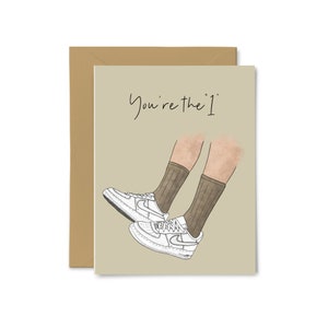 Vous êtes le « 1 » - Air Force 1, Sneakerhead, Carte d’anniversaire, Carte d’anniversaire, Pour lui, Petit ami, Mari, Amour, Saint-Valentin