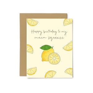 Joyeux anniversaire à ma main - Jolie carte d'anniversaire drôle, jeu de mots sur la nourriture, carte de voeux, pour les meilleurs amis, petit ami, petite amie, amour