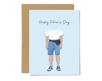 Happy Father's Day - For Him, Dad Shoes, Funny, Dad, Cute, Father’s Day Gift, Greeting Card