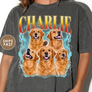 Comfort Colors® Custom Dog Shirt, Custom Pet Shirt, Personalized Bootleg Shirt, Dog Remembrance Gift