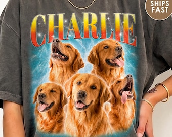 Comfort Colors® Custom Dog Shirt, Custom Pet Shirt, Personalized Bootleg Shirt, Dog Remembrance Gift