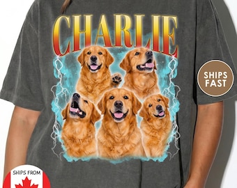 Comfort Colors® Custom Dog Shirt, Custom Pet Shirt, Custom Bootleg Shirt, Dog Remembrance Gift