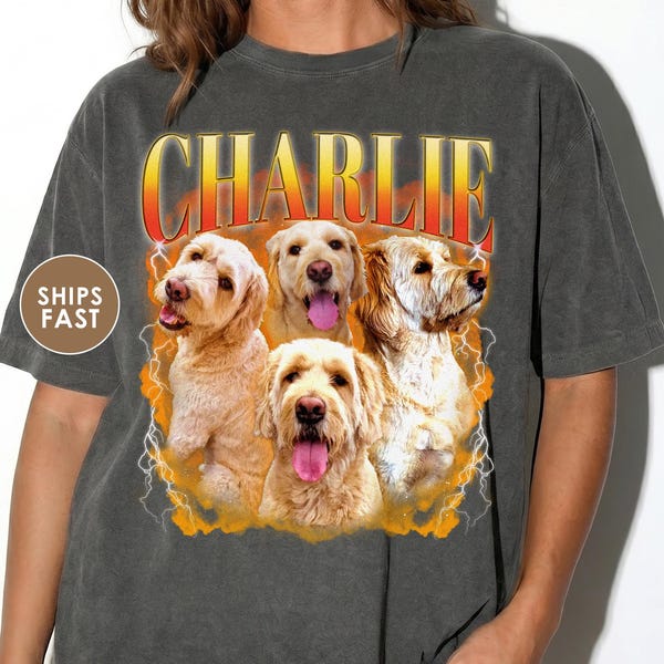Comfort Colors Custom Dog Shirt, Custom Pet Shirt, Custom Bootleg Shirt, Dog Remembrance Gift