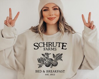 Schrute Farms Sweatshirt, Halloween Sweater, Halloween Shirt, Michael Scott, Dwight Schrute, Bed and Breakfast