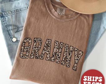 Comfort Colors® Granny Shirt, Granny T-Shirt Gift for Grandma, Grandmother T Shirt for Granny