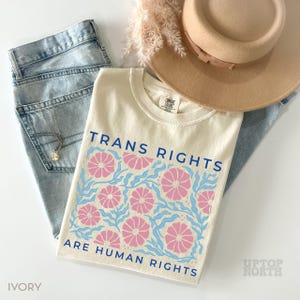 Comfort Colors® Trans Rights Shirt, Equal Rights Shirt, Protect Trans Shirt, Social Justice Shirt, LGBTQ Shirt image 4