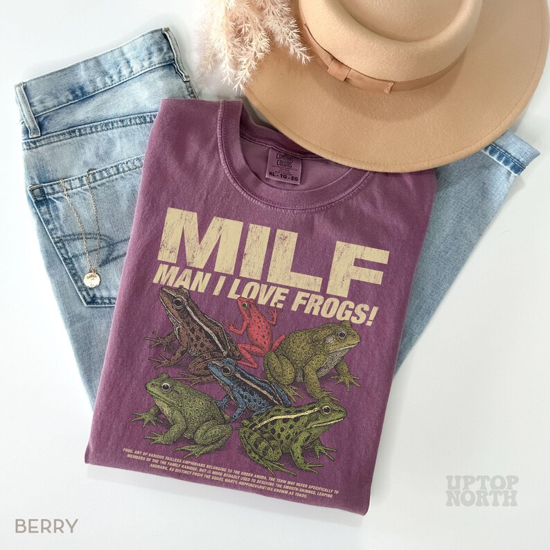 Comfort Colors® Man I Love Frogs Shirt, Frog Meme TShirt, Amphibian Tee, Cute Frog Lovers T Shirt, Funny Saying T-Shirt, Frog Lover Gift image 3