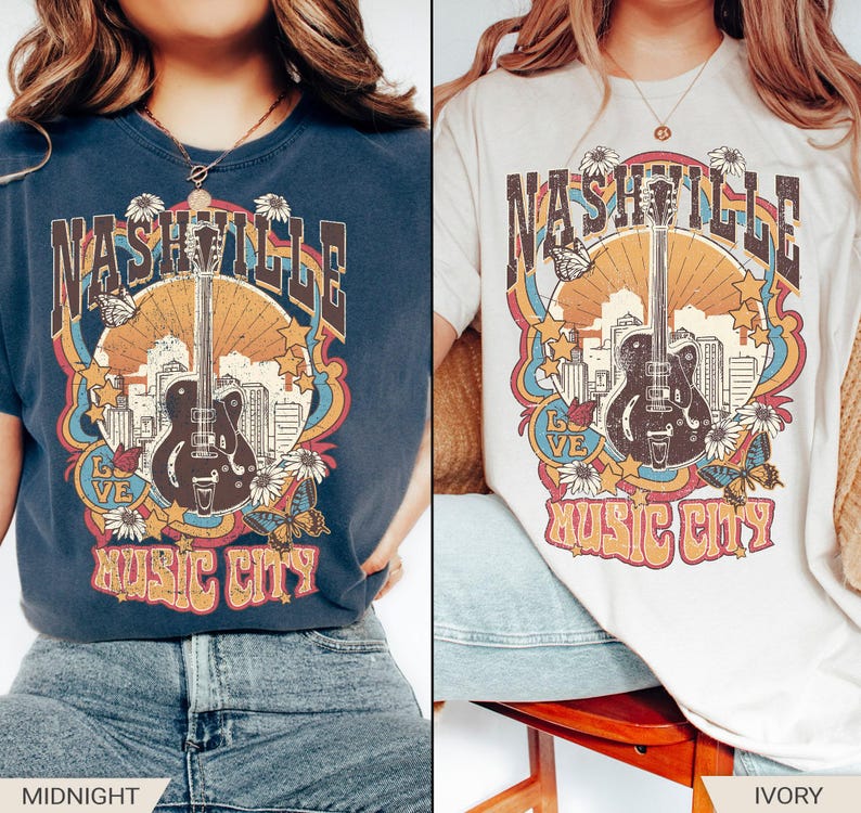 Comfort Colors Tennessee Western Shirt, Country Music Shirt, Vintage Nashville T-Shirt image 4