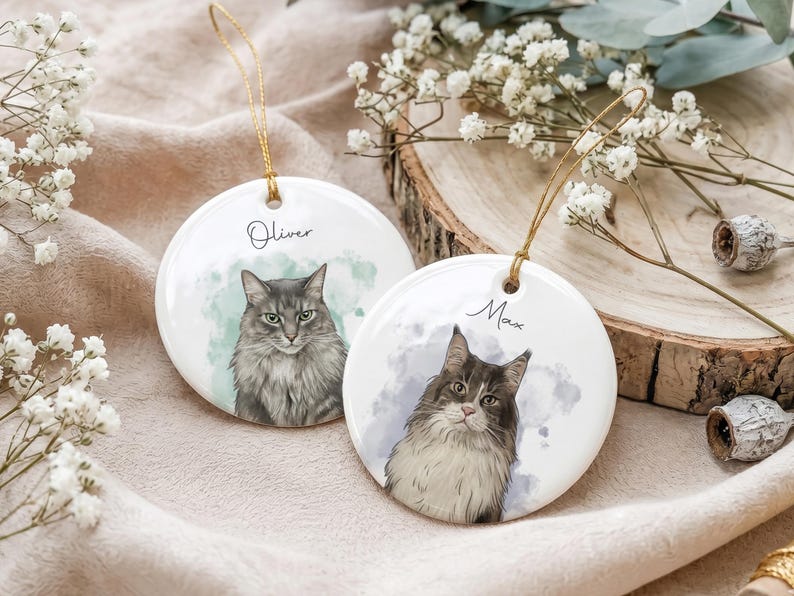 Custom Pet Ornament, Personalized Dog Ornament, Dog Remembrance Gift, Custom Dog Ornament for Personalized Ornament Gift bild 10