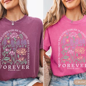 Comfort Colors® Christian Shirt, Christian Gifts, Inspirational Shirt, Religious Shirt, Bible Verse Shirt image 6