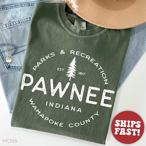 Comfort Colors® Parks and Rec Shirt, Pawnee Shirt, Parks and Recreation Shirt, Leslie Knope Gift