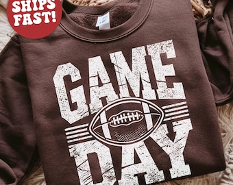 Football Mom Sweatshirt, Football Season Sweatshirt, Sports Mom Crewneck Game Day Sweatshirt for Football