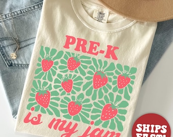 Comfort Colors® Pre-K Teacher Shirt, Pre-K Squad, Preschool Crew, PreK Teacher Shirt, Pre-K Teacher Team Shirts, PreK TShirt, Pre K T-Shirt
