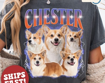 Comfort Colors® Custom Dog Shirt, Custom Pet Shirt, Custom Bootleg Shirt, Dog Remembrance Gift