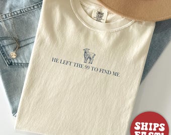Comfort Colors® Christian Shirt, Christian Gifts, Inspirational Shirt, Religious Shirt, Bible Verse Shirt