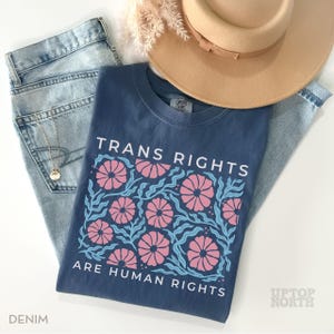 Comfort Colors® Trans Rights Shirt, Equal Rights Shirt, Protect Trans Shirt, Social Justice Shirt, LGBTQ Shirt image 3