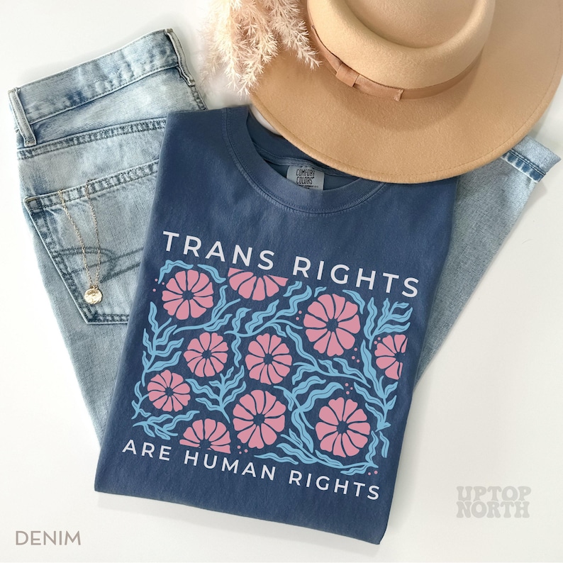 Comfort Colors® Trans Rights Shirt, Equal Rights Shirt, Protect Trans Shirt, Social Justice Shirt, LGBTQ Shirt image 3
