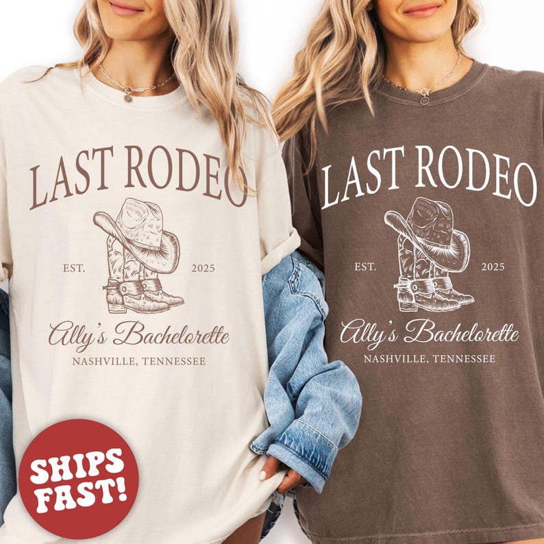 Last Rodeo Bachelorette Shirt, Personalized Location Western Bridal Party Shirt, Custom Western Bachelorette Shirt, Western Bride Shirt image 1