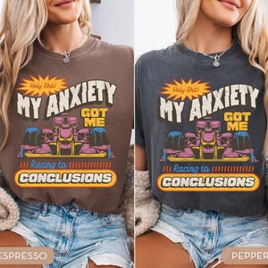 Comfort Colors® Anxiety Shirt, Mental Health Shirt, Social Anxiety Shirt, Gen z Shirt image 6