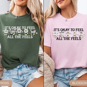 Comfort Colors® Mental Health Shirt, Anxiety Shirt, School Counselor, Special Ed Gifts, School Psychologist imagem 6