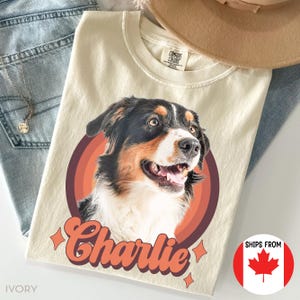 Comfort Colors Custom Dog Shirt, Custom Pet Shirt, Retro Pet Shirt, Dog Remembrance Gift