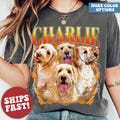 Comfort Colors Custom Bootleg Shirt, Custom Pet Shirt, Custom Dog Shirt, Dog Remembrance Gift