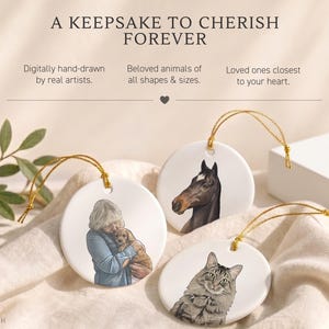 Custom Pet Ornament, Personalized Dog Ornament, Dog Remembrance Gift, Custom Dog Ornament for Personalized Ornament Gift bild 4
