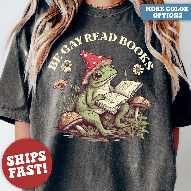 Comfort Colors® Pride Shirt, Banned Books Shirt, Progress Pride Shirt, Funny Gay Shirt, LGBTQ Gift zdjęcie 1