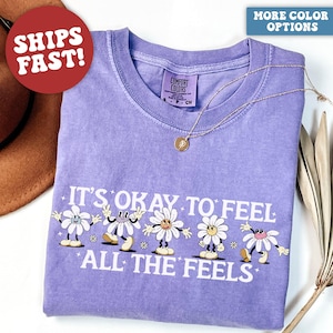 Comfort Colors® Mental Health Shirt, Anxiety Shirt, School Counselor, Special Ed Gifts, School Psychologist imagem 1