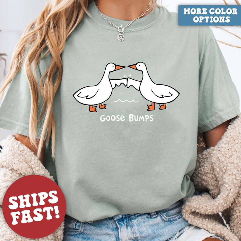 Camisa Comfort Colors® Silly Goose, Camisa Goose, Camisa Silly Goose imagen 1