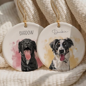 Custom Pet Ornament, Personalized Dog Ornament, Dog Remembrance Gift, Custom Dog Ornament for Personalized Ornament Gift bild 11