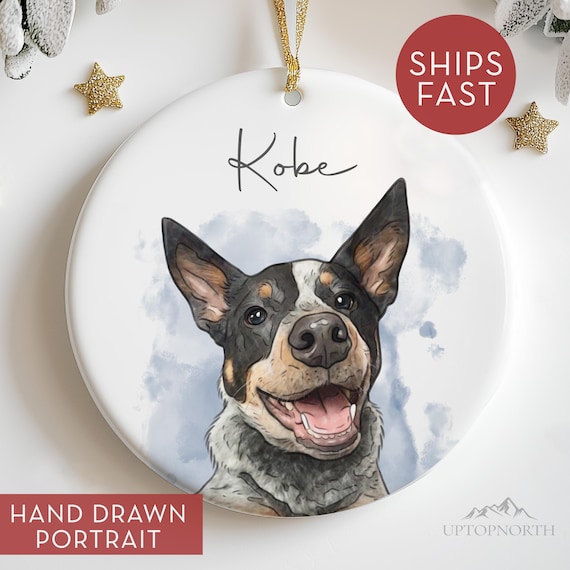 Custom Pet Ornament, Personalized Dog Ornament, Dog Remembrance Gift, Custom Dog Ornament for Personalized Ornament Gift