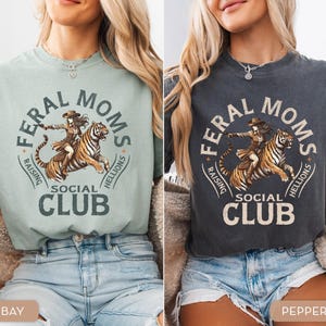 Camiseta "Fal Mom" de Comfort Colors® para el Día de la Madre - Regalo para mamá - Camiseta divertida "Vida de mamá" - Regalo para mamá primeriza - Camiseta "Maternidad" imagen 4
